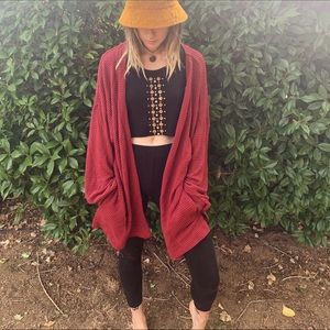 WILD FABEL oversized cardigan